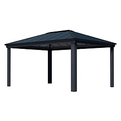 Gazebo de jardin 487,5x363,5cm gris - 706082 - Dallas - PALRAM