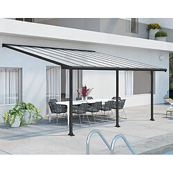 Pergola 16.1m² gris anthracite - 704219 - Olympia - PALRAM