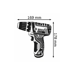Bosch GSR 12V-15 - 2 batteries
