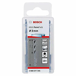 Bosch Jeu de forets métal HSS hex - 10 pièces