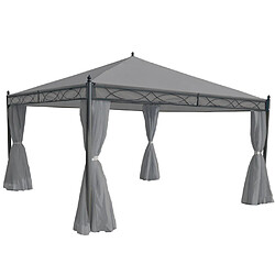 Mendler Pergola tonnelle Cadiz - Gris clair