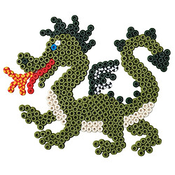 Hama - Kit perles repassage dragon modèle