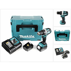 Makita DDF484RTJ Perceuse-visseuse sans fil - 18 V - 2 Batteries 5 Ah - Moteur Brushless