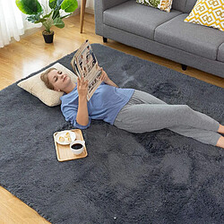 Avis Tapis Salon Shaggy Moderne - Gris 120x200 cm