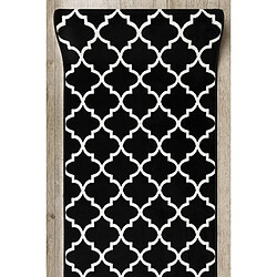 Rugsx BCF MORAD Trelis - 90x730 cm - Noir pas cher
