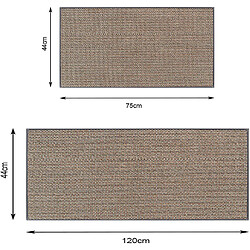 Avis Tapis cuisine - 45 x 120 cm - Gris