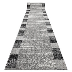 RUGSX Tapis de couloir SILVER Etna Sable Tapis de couloir - Motif cadre - 120x130 cm - Facile à nettoyer