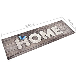 VIDAXL Home - Tapis de Cuisine Lavable 60x300 pas cher