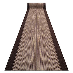 RUGSX Tapis de Couloir CARNABY - Marron - 80 cm
