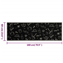 vidaXL Morning - Noir pas cher