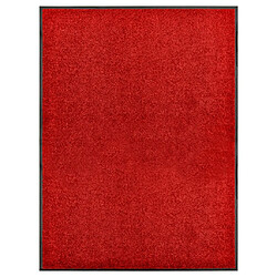 Paillasson vidaXL - Rouge - 90x120 cm
