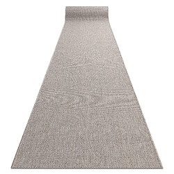 RUGSX Tapis de couloir SIZAL FLOORLUX - Gris 80x100 cm