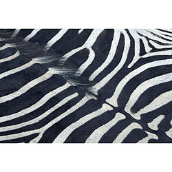 RUGSX Tapis Peau de Vache - Zèbre pas cher
