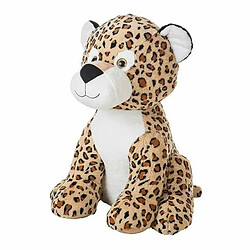 Bigbuy Peluche léopard en doudou - Marron