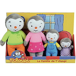 Jemini coffret peluches T'choupi famille - 4 personnages