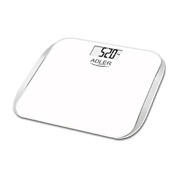 Adler Pèse-personne électronique - Blanc
