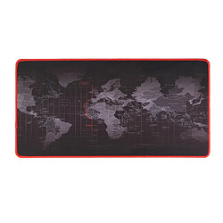 Yonis Tapis de souris carte du monde 60x30 cm