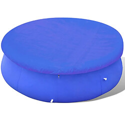 vidaXL Couverture de piscine - 460 cm - Bleu