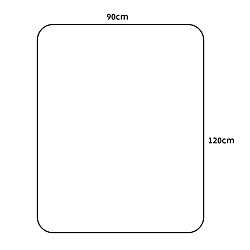 Tapis de siège gamer rectangulaire - Transparent pas cher