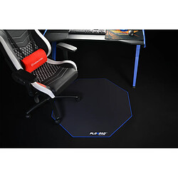 Florpad Tapis de siège gamer - Noir et bleu