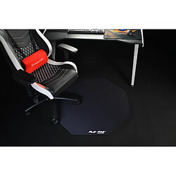 Florpad Tapis de siège gamer octogonal - Noir