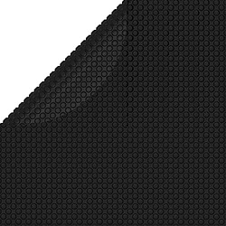 vidaXL Couverture de piscine 381 cm - Noir