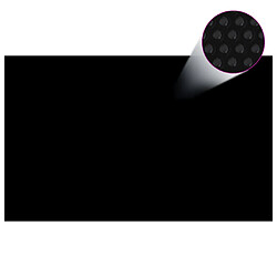 vidaXL Couverture de piscine 260x160 cm - Noir
