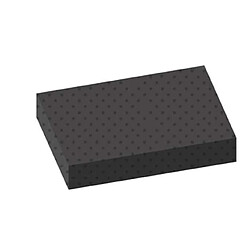 Générique Tapis pastilles noir 100x120 cm