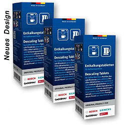 Bosch Pastilles détartrantes pour café et bouilloire - Lot de 3