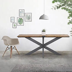 Acheter Ml-design pied de table en métal industriel