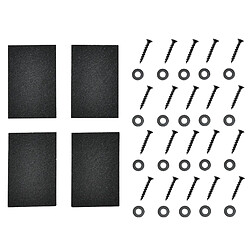 Acheter En.casa Set de pieds de table - Noir