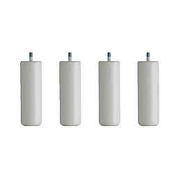 Promo Matelas Pieds Cylindriques Blanc