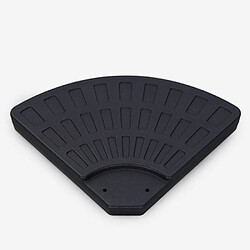 Elios parasols lot 4 bases croix parasol - Noir pas cher
