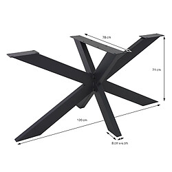 Avis Ml-design Pied de table industriel