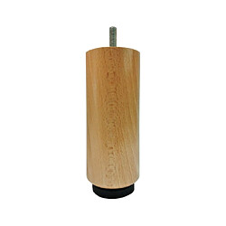 MRG Pied de lit réglable - H10.5-15cm - Vernis naturel