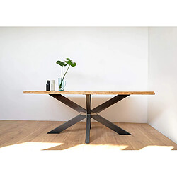 Bcelec pied de table Spider en acier pas cher