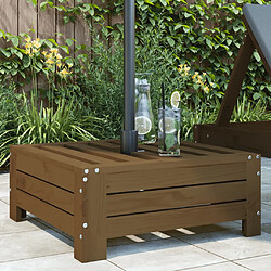 VIDAXL Couvercle de base de parasol Bois Marron