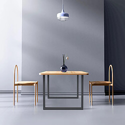 Acheter Ecd germany Pieds de table industriels - Gris foncé