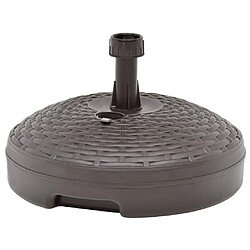 vidaXL Socle de parasol sable/eau 20 L