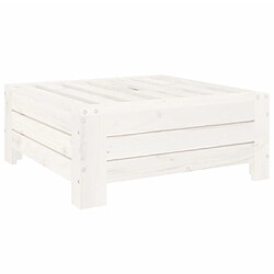 vidaXL Couvercle base parasol - Blanc