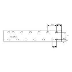 Ml-design Pieds de table inclinés 80° set de 2 pas cher