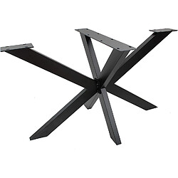 Bcelec pied de table Spider en acier