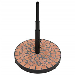 Avis VidaXL Base de parasol terre cuite rond 12 kg