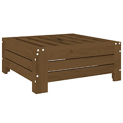 VIDAXL Couvercle de base de parasol Bois Marron