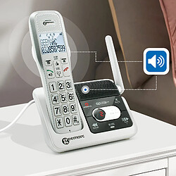 Avis Geemarc téléphone fixe sans fil - Blanc