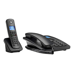 Motorola téléphone fixe sans fil - Noir