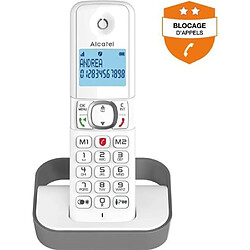 Alcatel téléphone sans fil - Gris pas cher