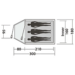 Easy Camp Tente Quasar 300 - Vert