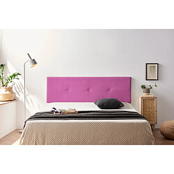 Avis Tête de Lit Tapisée NAPOLI Aqualine 115x50x5 cm - Fuchsia - Moonia