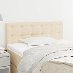 vidaXL Tête de lit Crème